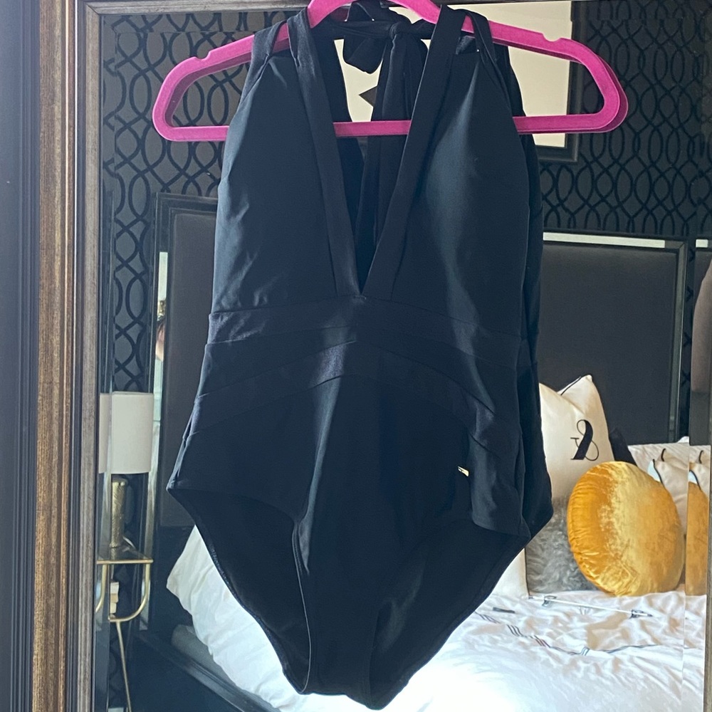 Ted Baker Tie Neck Swimsuit